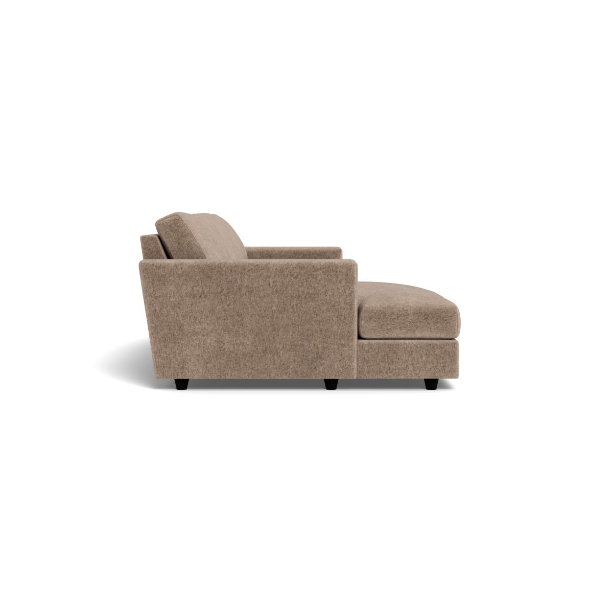 Heal's Nimbus II 4 Str Corner Chaise LHF Boucle Velvet Rocky Black Feet – image 3