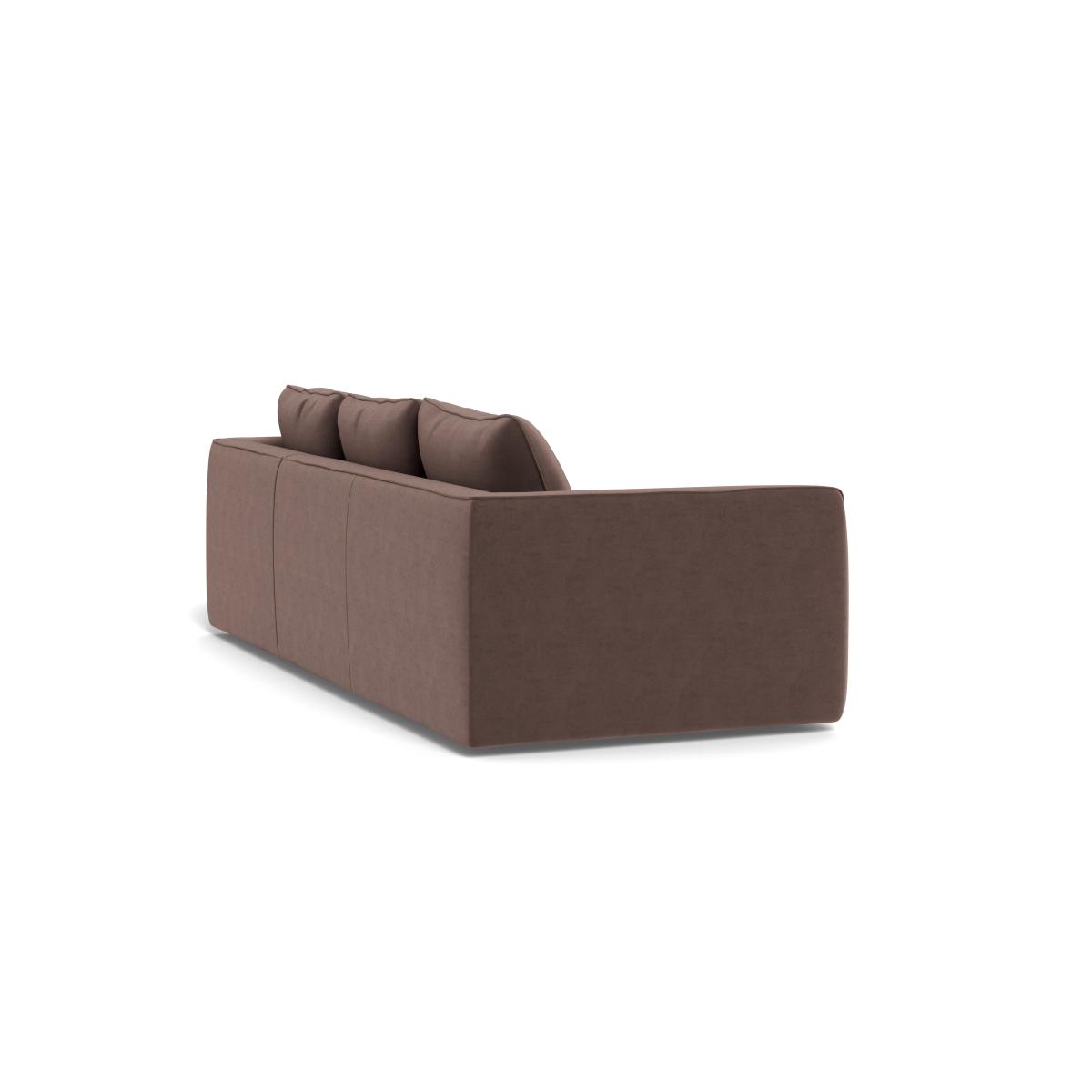 Heal's Morven Right Hand Facing Corner Chaise Sofa Velvet Mink – image 4
