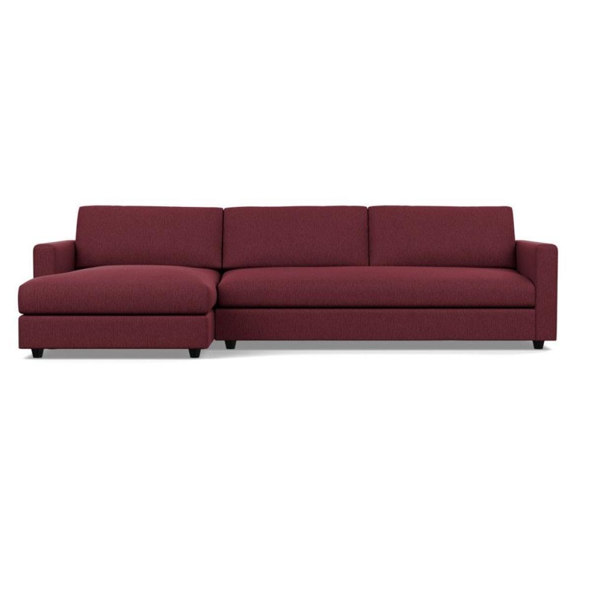 Heal's Nimbus II 4 Seater Corner Chaise LHF Brushed Cotton Pewter Black Feet - Heal's UK Furniture – image 11