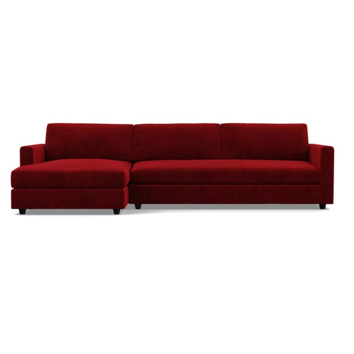 Heal's Nimbus II 4 Seater Corner Chaise LHF Brushed Cotton Pewter Black Feet - Heal's UK Furniture – image 13