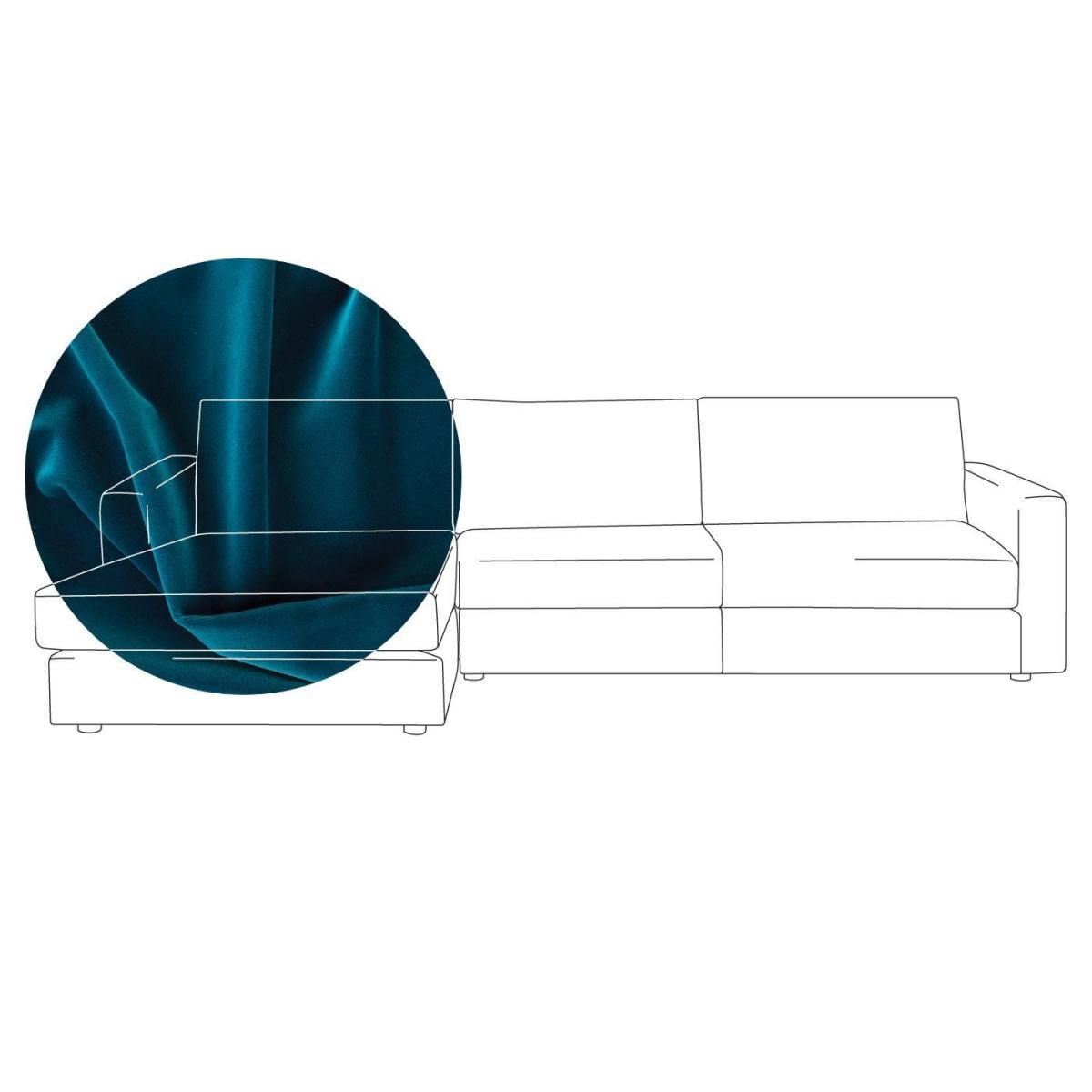 Heal's Nimbus II 4 Seater Corner Chaise LHF Brushed Cotton Pewter Black Feet - Heal's UK Furniture – image 27