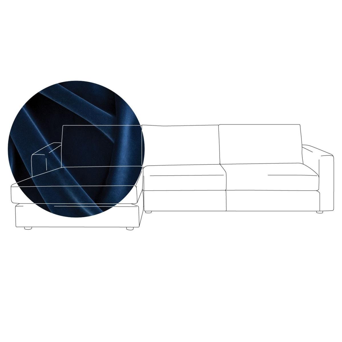 Heal's Nimbus II 4 Seater Corner Chaise LHF Brushed Cotton Pewter Black Feet - Heal's UK Furniture – image 34
