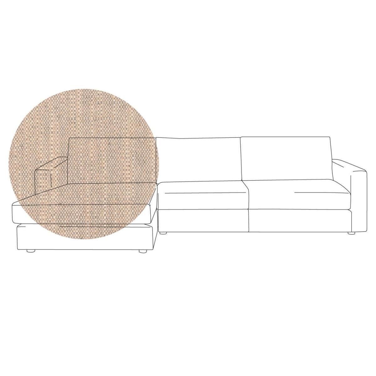 Heal's Nimbus II 4 Seater Corner Chaise LHF Brushed Cotton Pewter Black Feet - Heal's UK Furniture – image 44