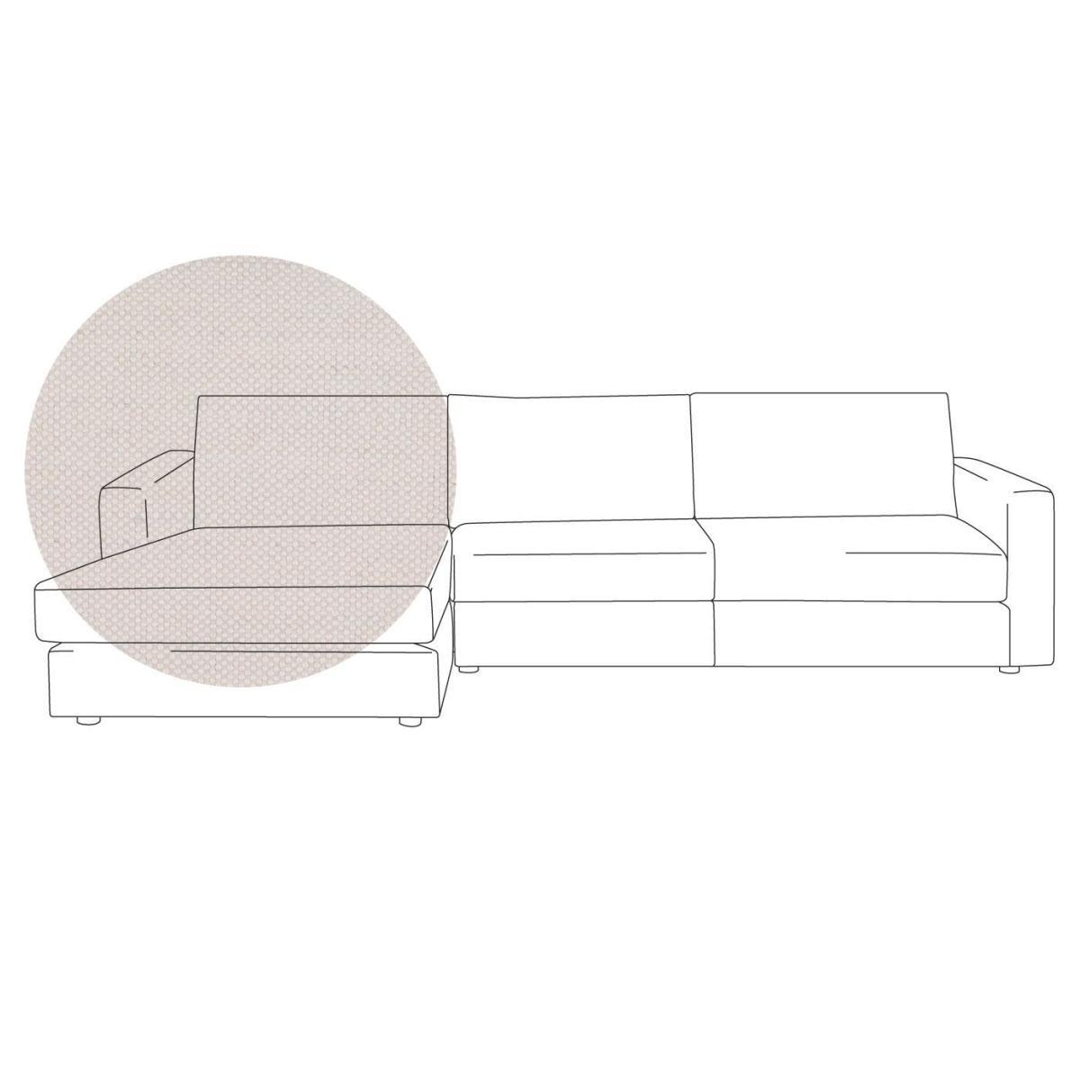 Heal's Nimbus II 4 Seater Corner Chaise LHF Brushed Cotton Pewter Black Feet - Heal's UK Furniture – image 10