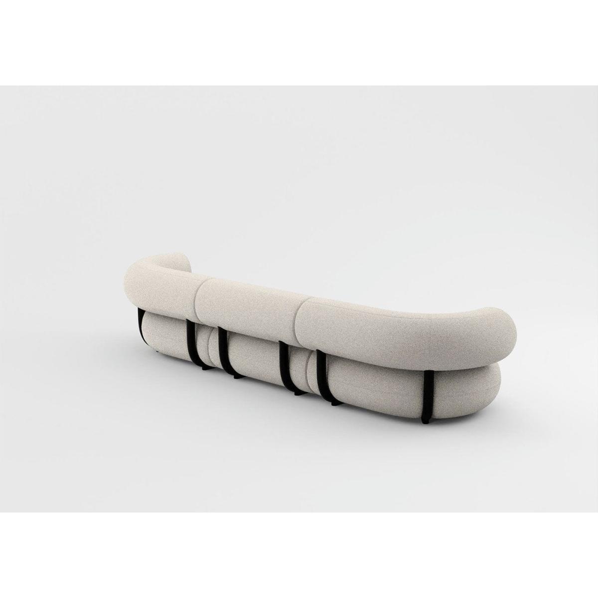 Tom Dixon Fat 3 seater Sofa in Hallingdal fabric bright – image 5