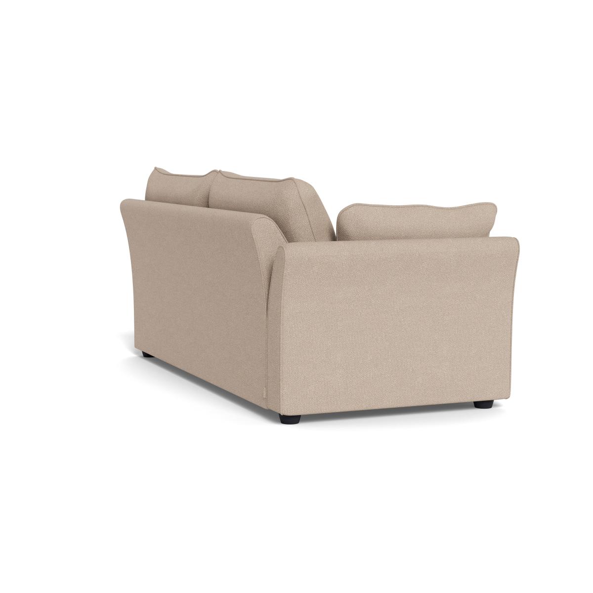 Heal's Tailor Large Unit Left Hand Facing Boucle Tweed Pearl Natural Beech Feet – image 4