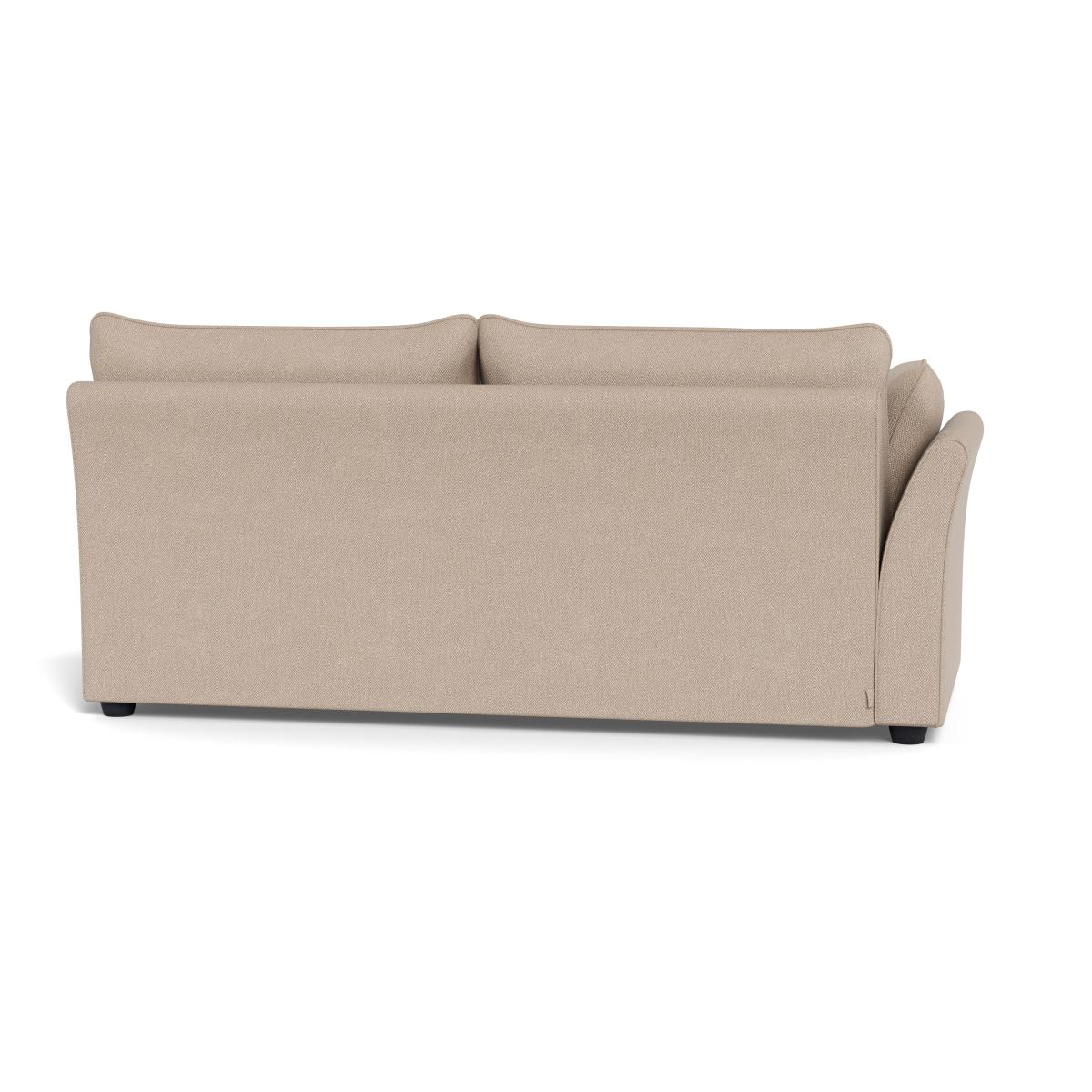 Heal's Tailor Large Unit Left Hand Facing Boucle Tweed Pearl Natural Beech Feet – image 5