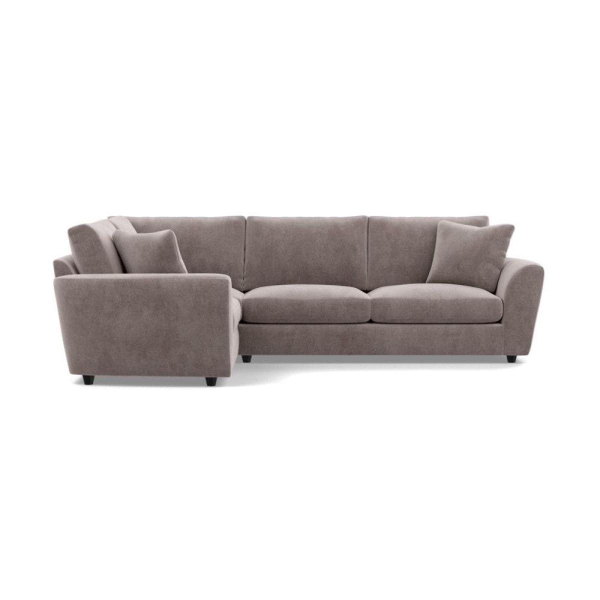 Heal's Snooze Left Hand Facing Corner Sofa Velvet Mink Black Feet - Heal's UK Furniture – image 15