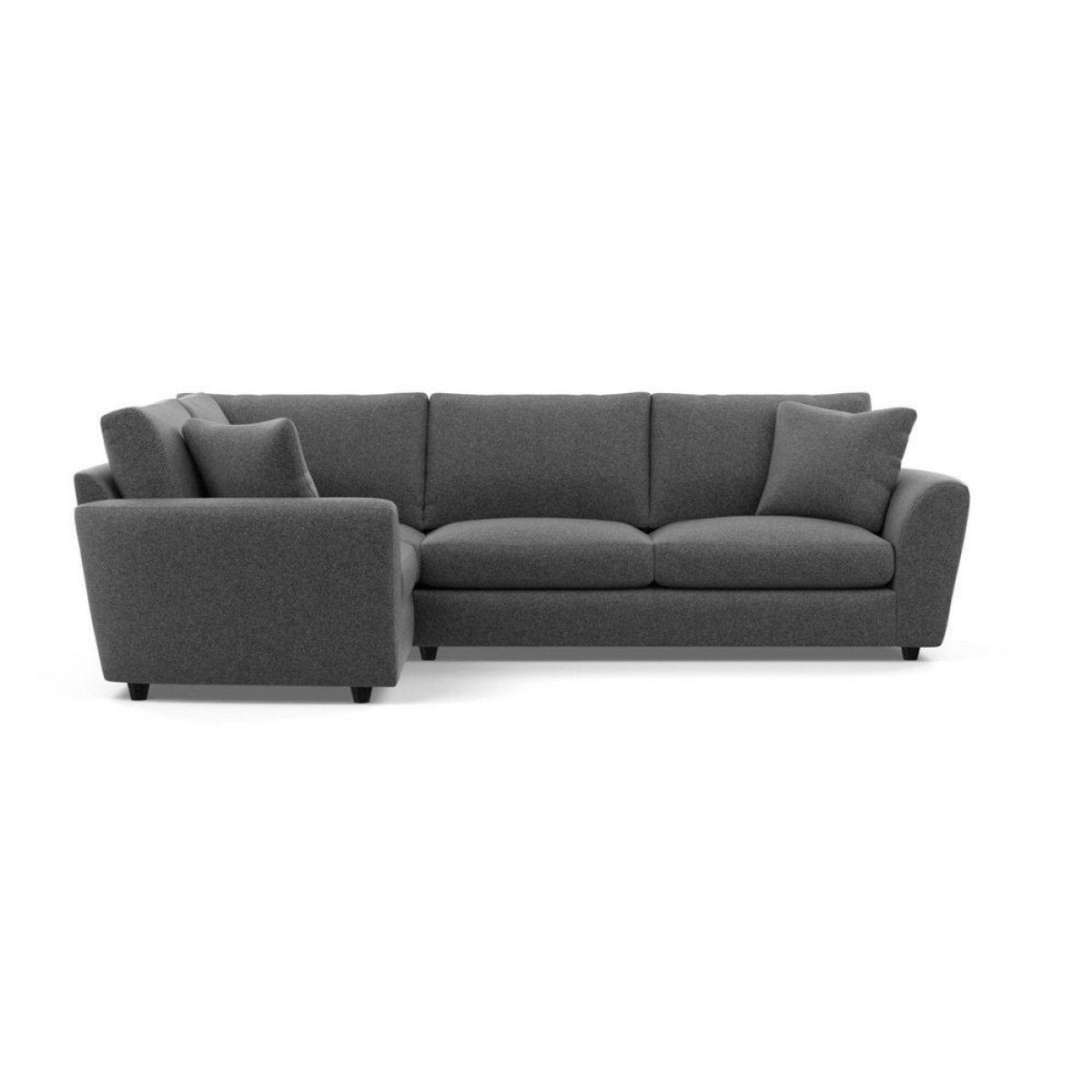 Heal's Snooze Left Hand Facing Corner Sofa Velvet Mink Black Feet - Heal's UK Furniture – image 17