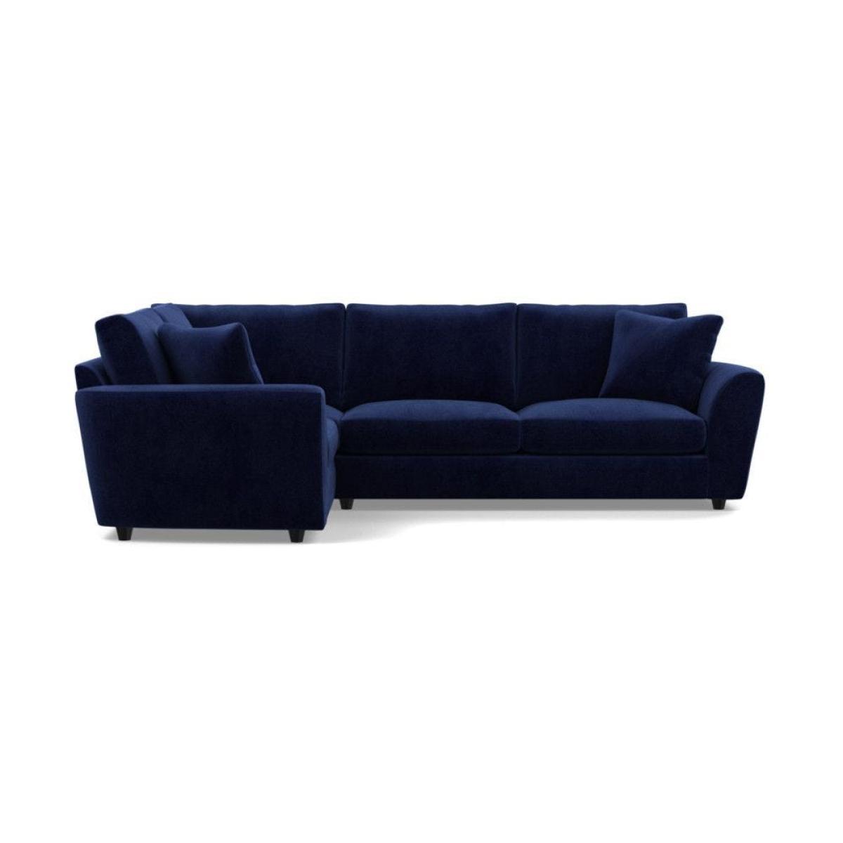 Heal's Snooze Left Hand Facing Corner Sofa Velvet Mink Black Feet - Heal's UK Furniture – image 18