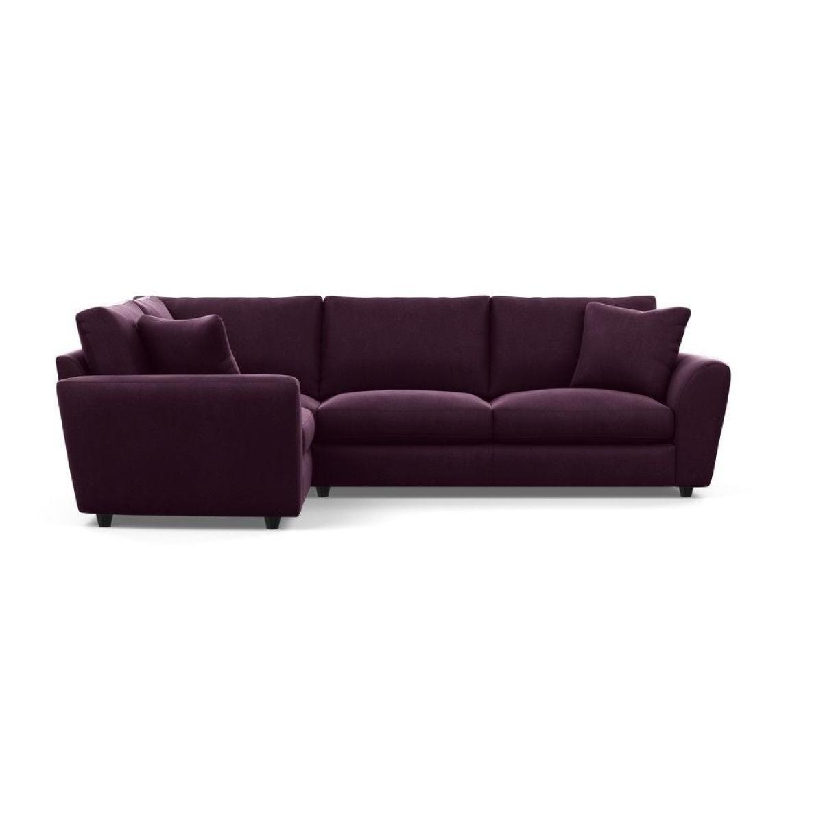 Heal's Snooze Left Hand Facing Corner Sofa Velvet Mink Black Feet - Heal's UK Furniture – image 21