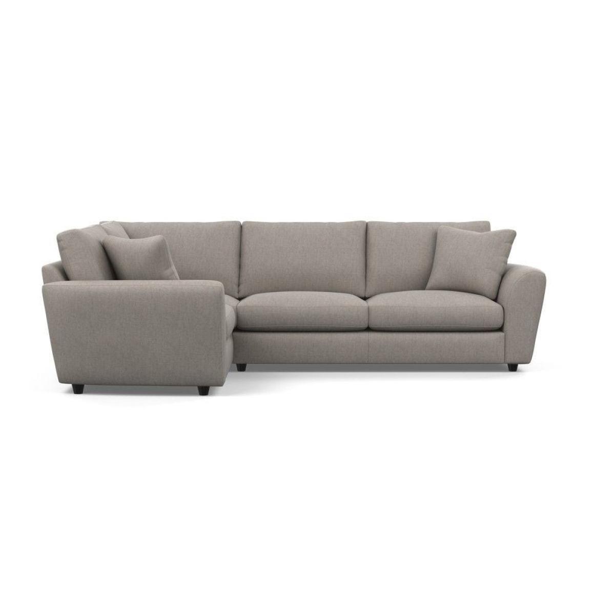 Heal's Snooze Left Hand Facing Corner Sofa Velvet Mink Black Feet - Heal's UK Furniture – image 23