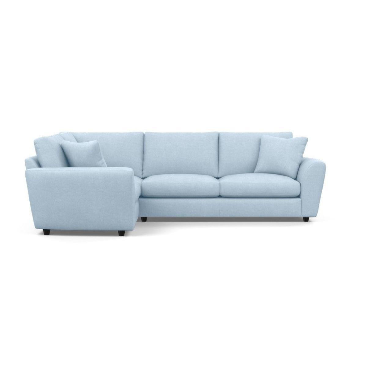 Heal's Snooze Left Hand Facing Corner Sofa Velvet Mink Black Feet - Heal's UK Furniture – image 25