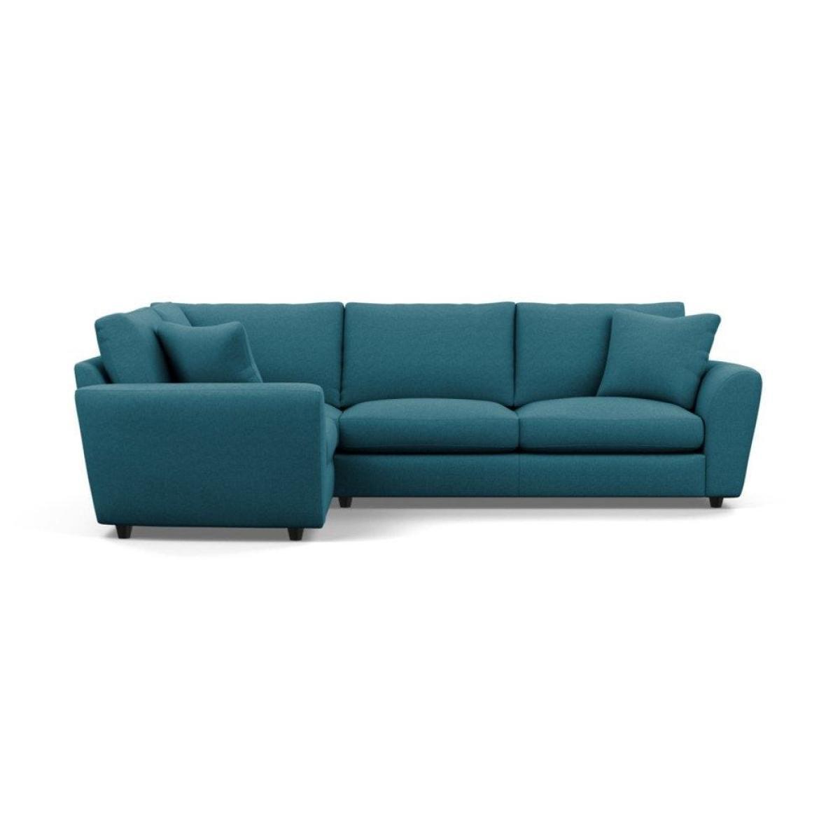 Heal's Snooze Left Hand Facing Corner Sofa Velvet Mink Black Feet - Heal's UK Furniture – image 27