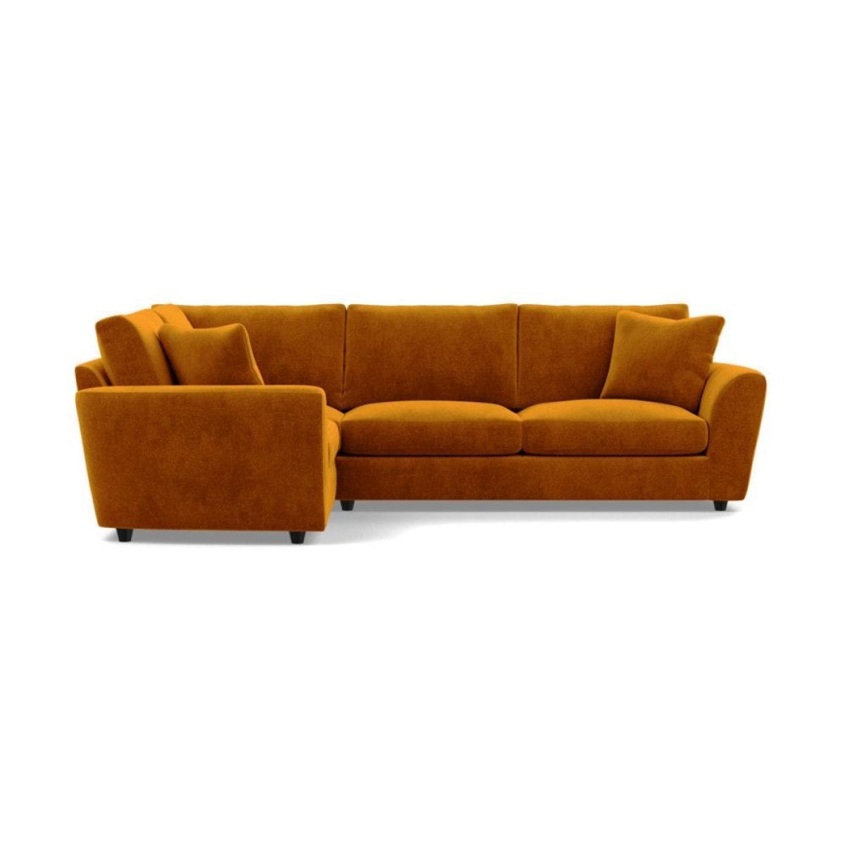 Heal's Snooze Left Hand Facing Corner Sofa Velvet Mink Black Feet - Heal's UK Furniture – image 30