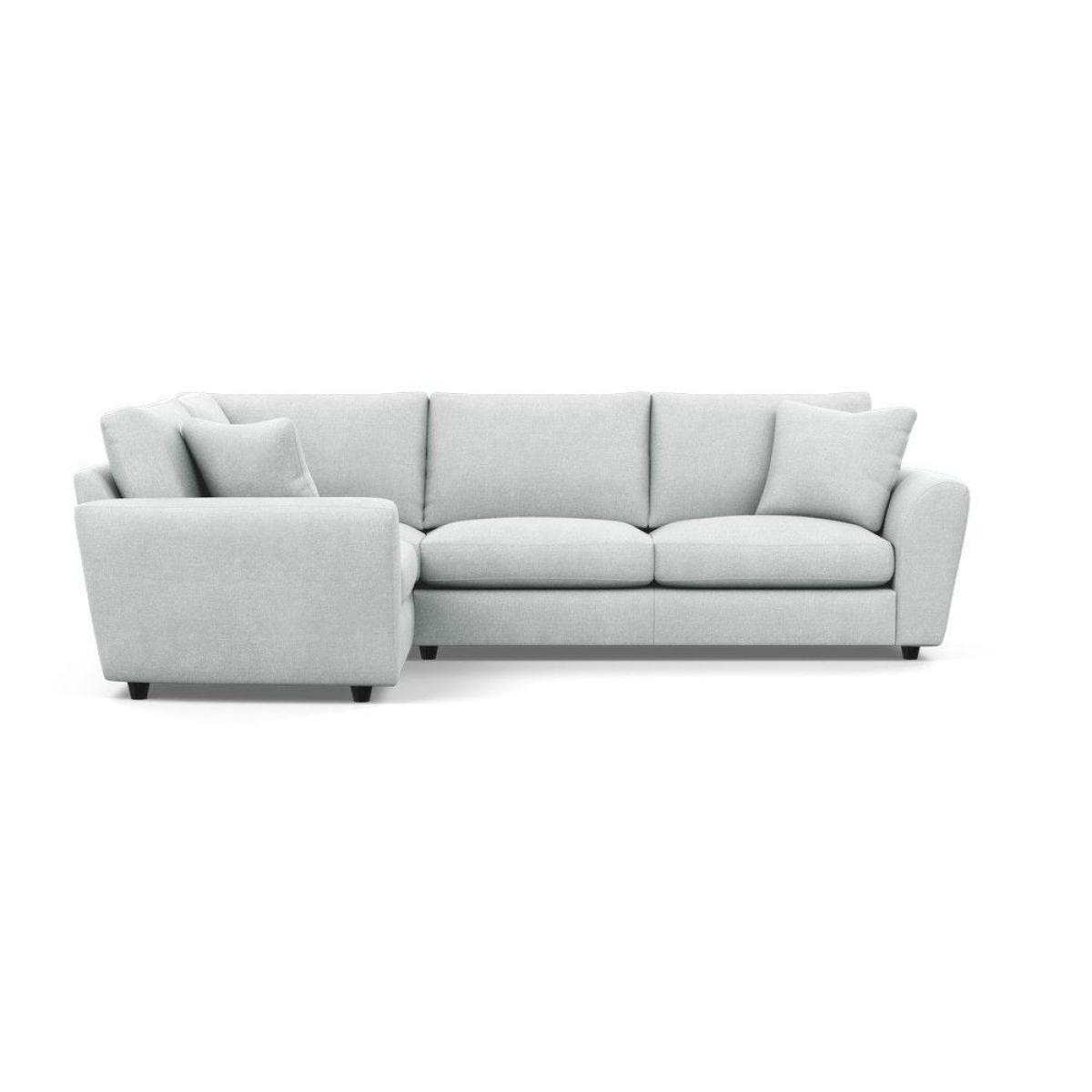 Heal's Snooze Left Hand Facing Corner Sofa Velvet Mink Black Feet - Heal's UK Furniture – image 4