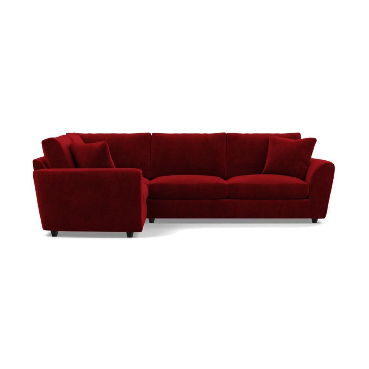 Heal's Snooze Left Hand Facing Corner Sofa Velvet Mink Black Feet - Heal's UK Furniture – image 31