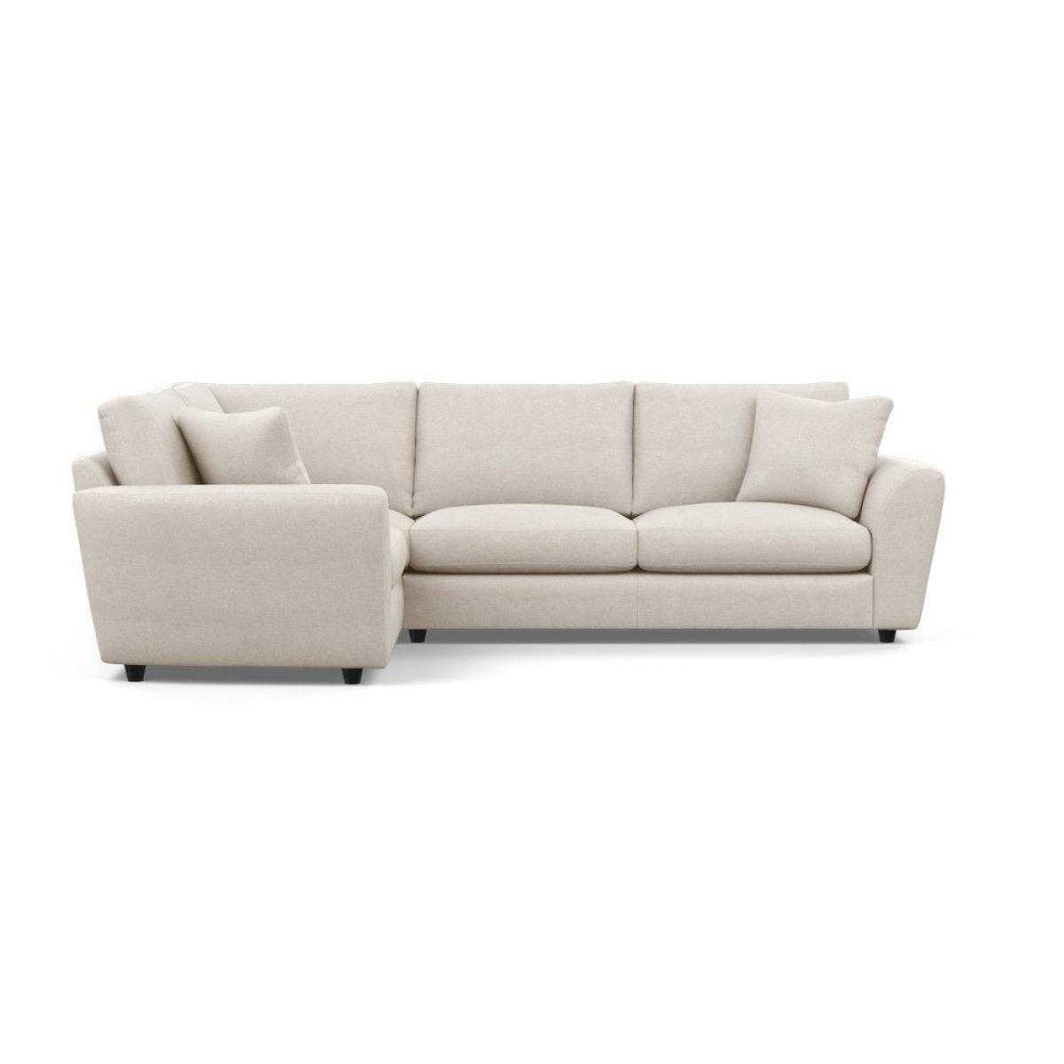 Heal's Snooze Left Hand Facing Corner Sofa Velvet Mink Black Feet - Heal's UK Furniture – image 37