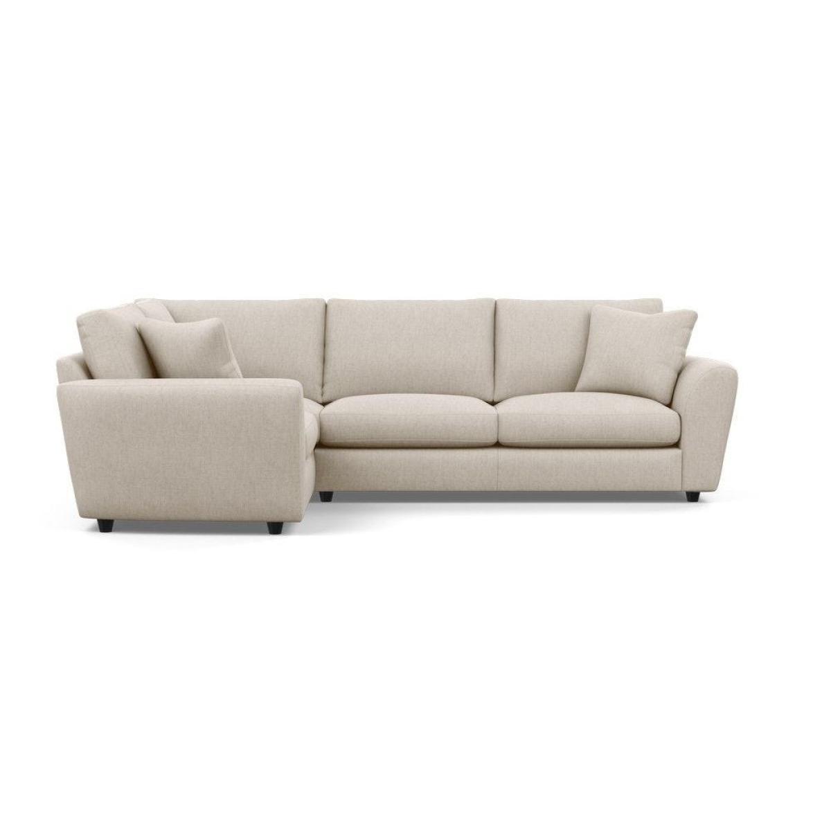 Heal's Snooze Left Hand Facing Corner Sofa Velvet Mink Black Feet - Heal's UK Furniture – image 38