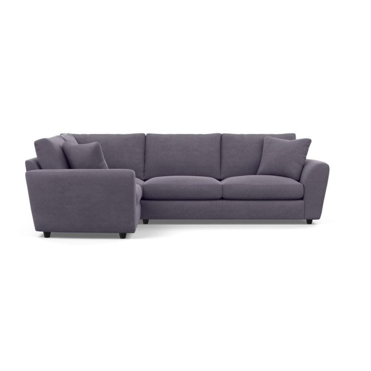 Heal's Snooze Left Hand Facing Corner Sofa Velvet Mink Black Feet - Heal's UK Furniture – image 40