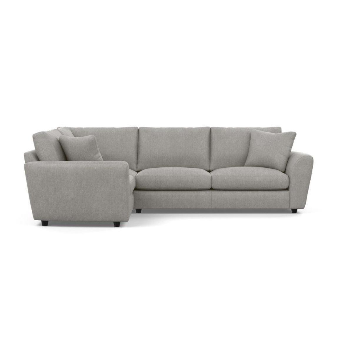 Heal's Snooze Left Hand Facing Corner Sofa Velvet Mink Black Feet - Heal's UK Furniture – image 7
