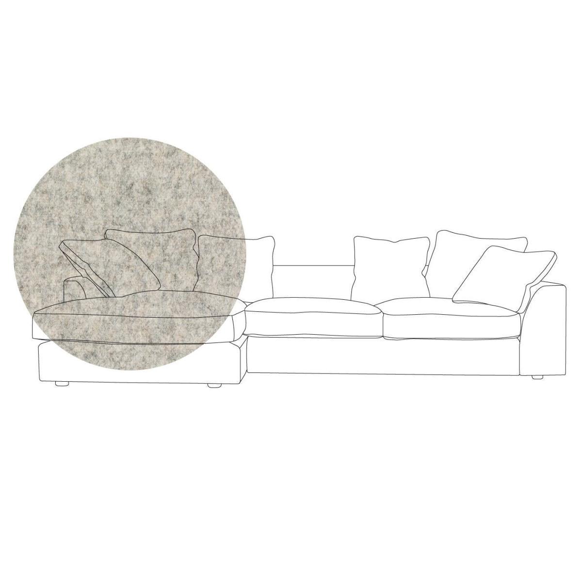 Heal's Cumulus Left Hand Facing Corner Sofa In Velvet - Heal's UK Furniture – image 12