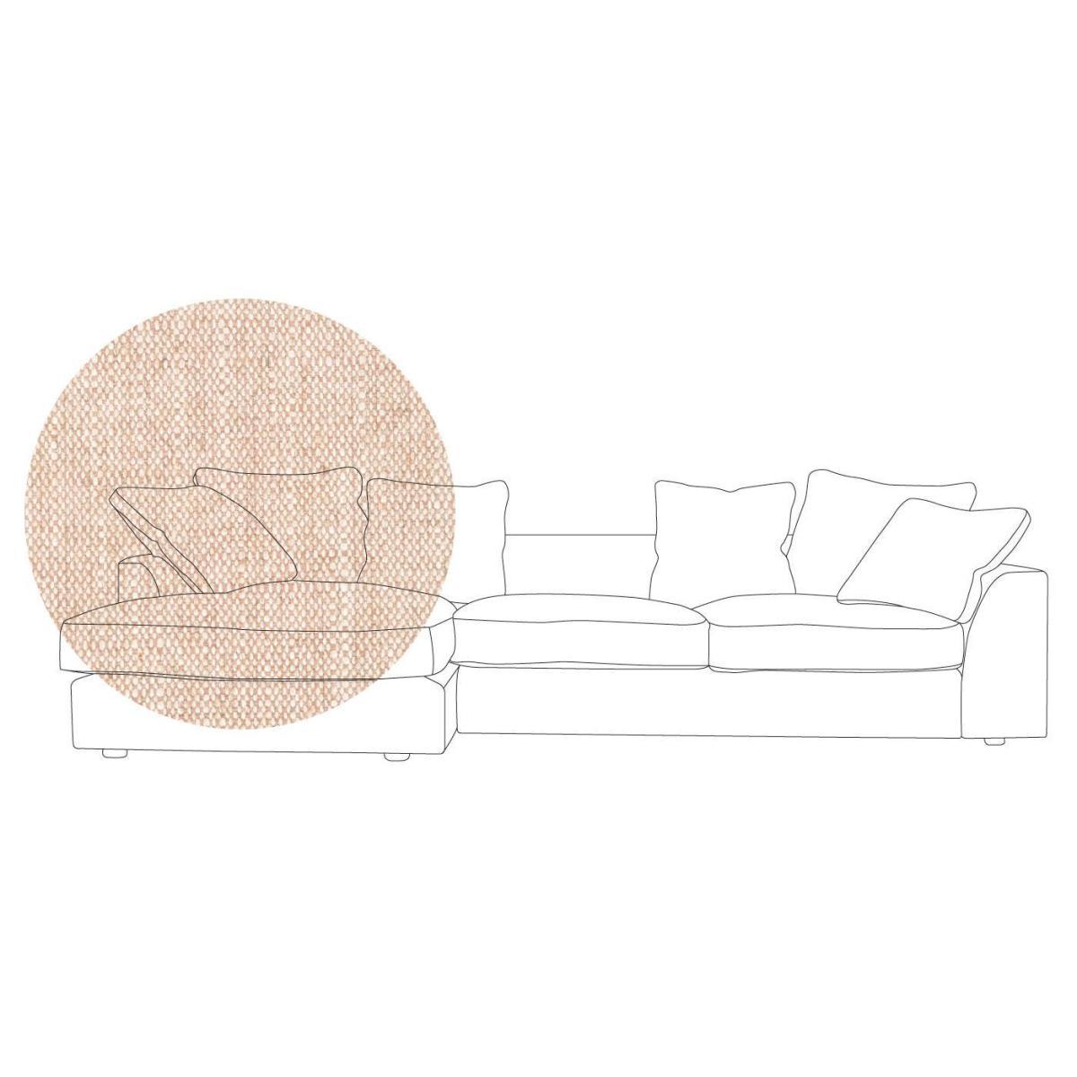 Heal's Cumulus Left Hand Facing Corner Sofa In Velvet - Heal's UK Furniture – image 37