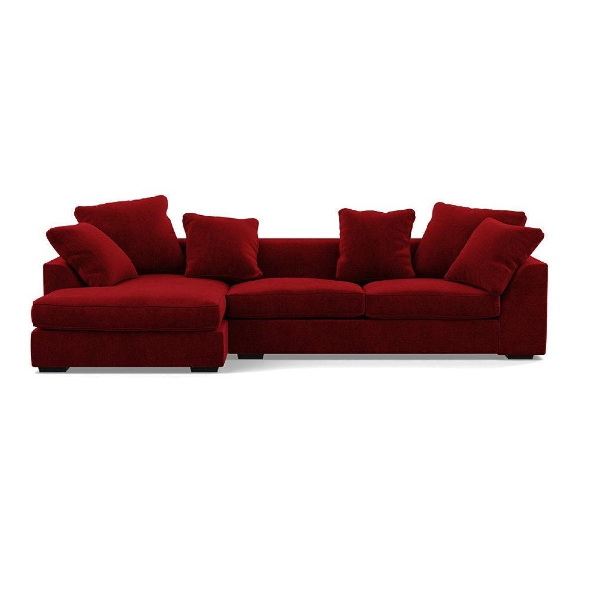 Heal's Cumulus Left Hand Facing Corner Sofa In Velvet - Heal's UK Furniture – image 45