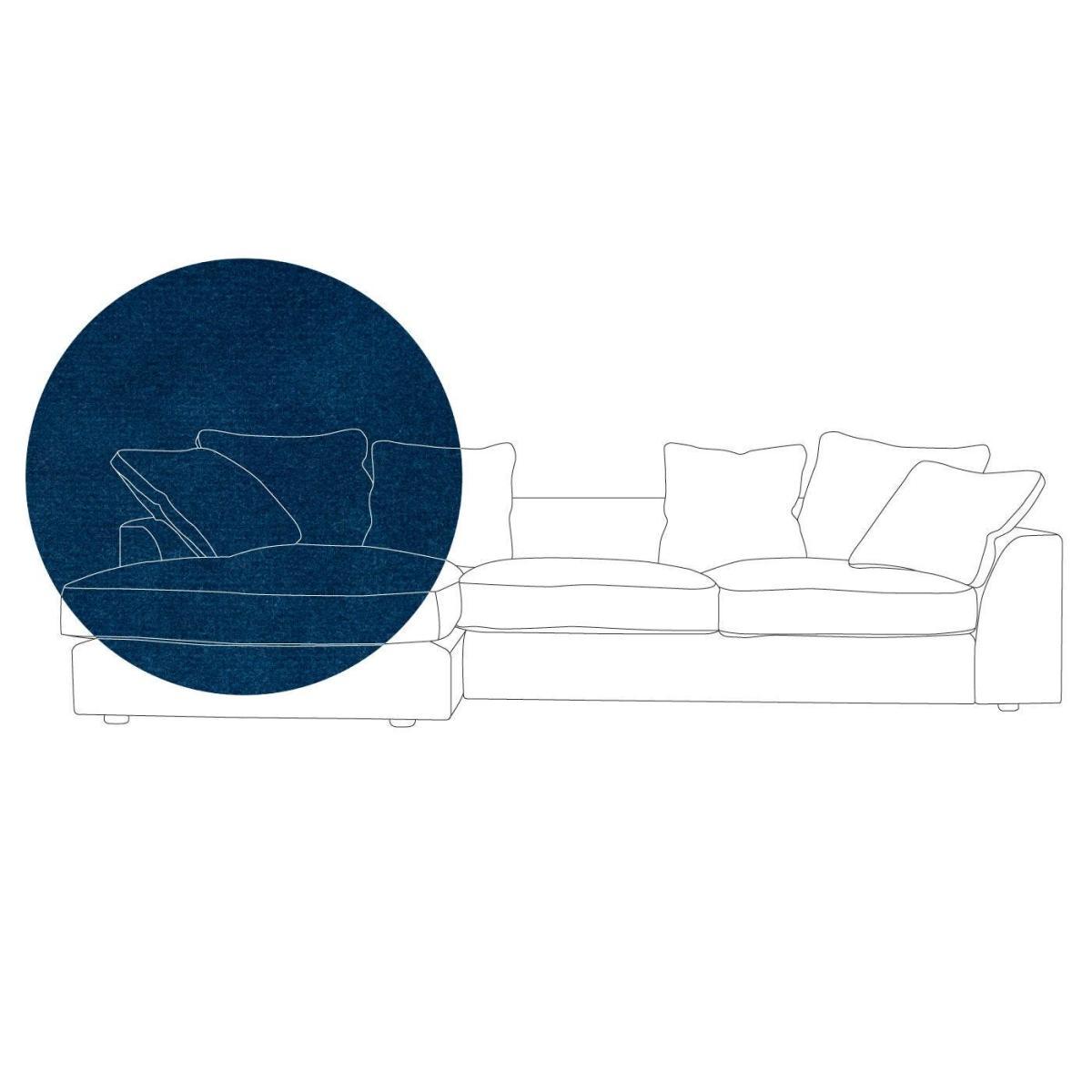 Heal's Cumulus Left Hand Facing Corner Sofa In Velvet - Heal's UK Furniture – image 61