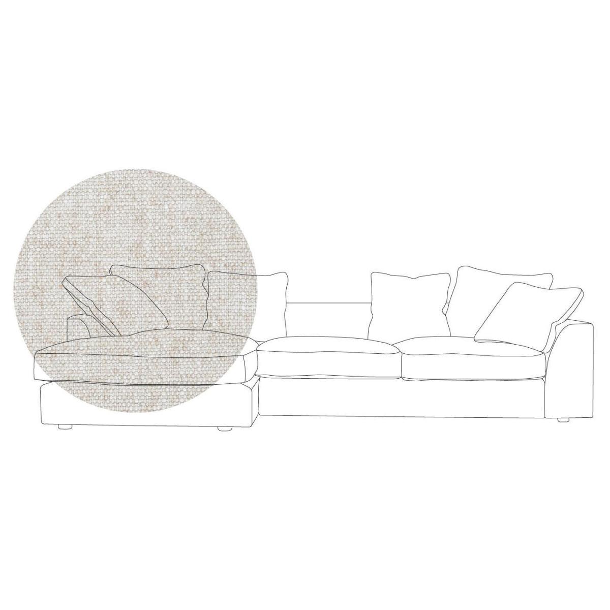 Heal's Cumulus Left Hand Facing Corner Sofa In Velvet - Heal's UK Furniture – image 9