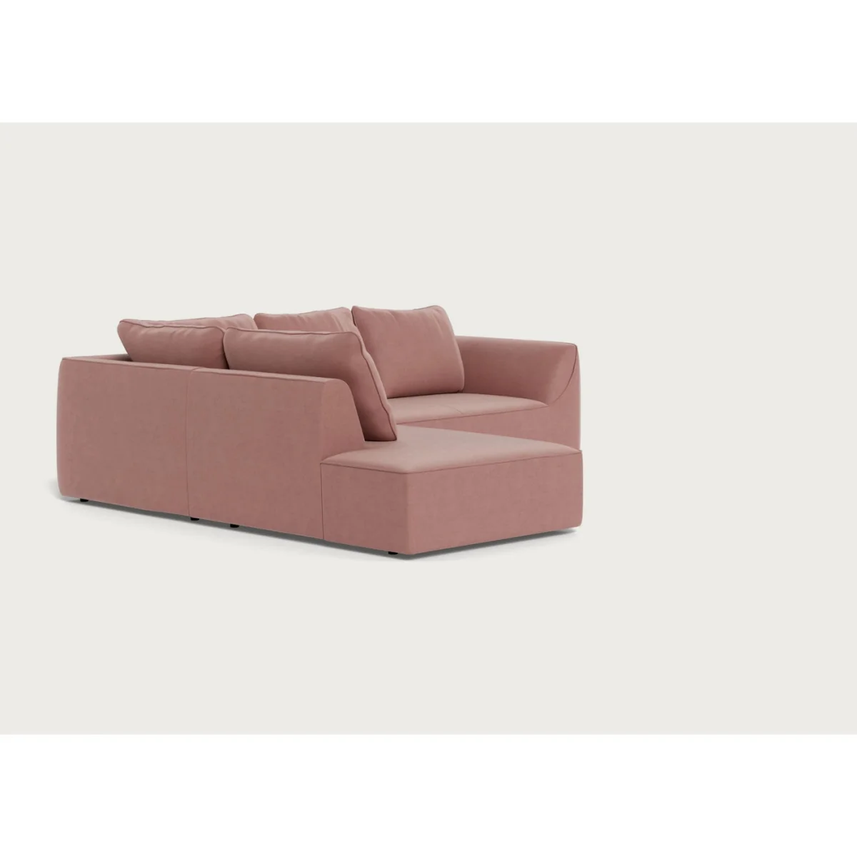 Heal's Morven Large Left Hand Facing Corner Sofa Loop Twill Fossil – image 3