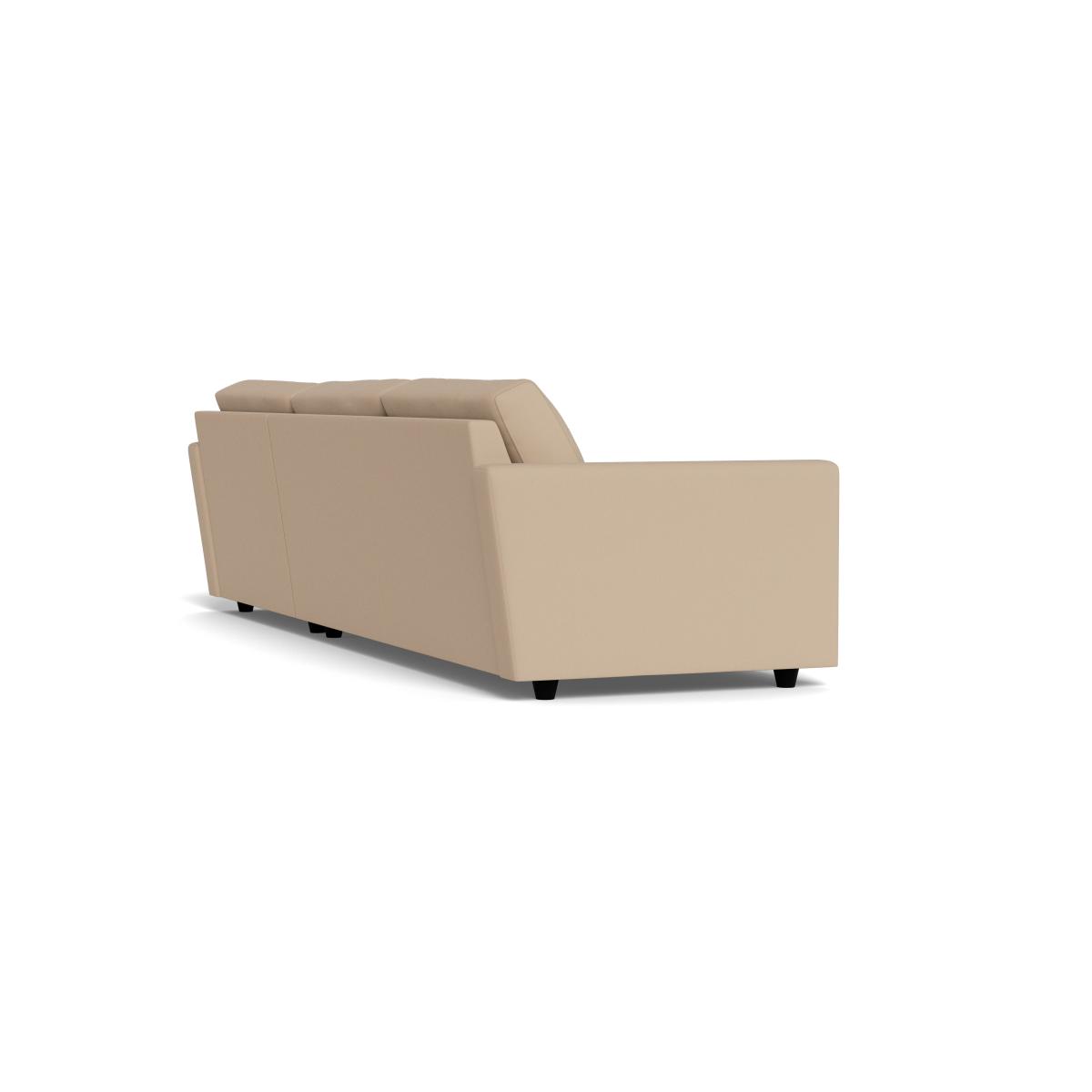 Heal's Nimbus II 4 Str Corner Chaise RHF Capelo Linen-Cotton Bamboo Black Feet – image 4