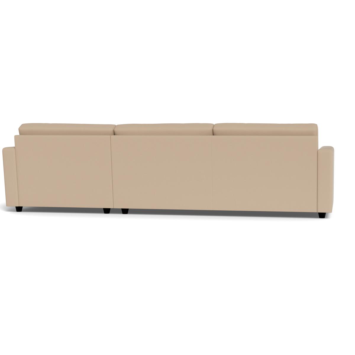 Heal's Nimbus II 4 Str Corner Chaise RHF Capelo Linen-Cotton Bamboo Black Feet – image 5