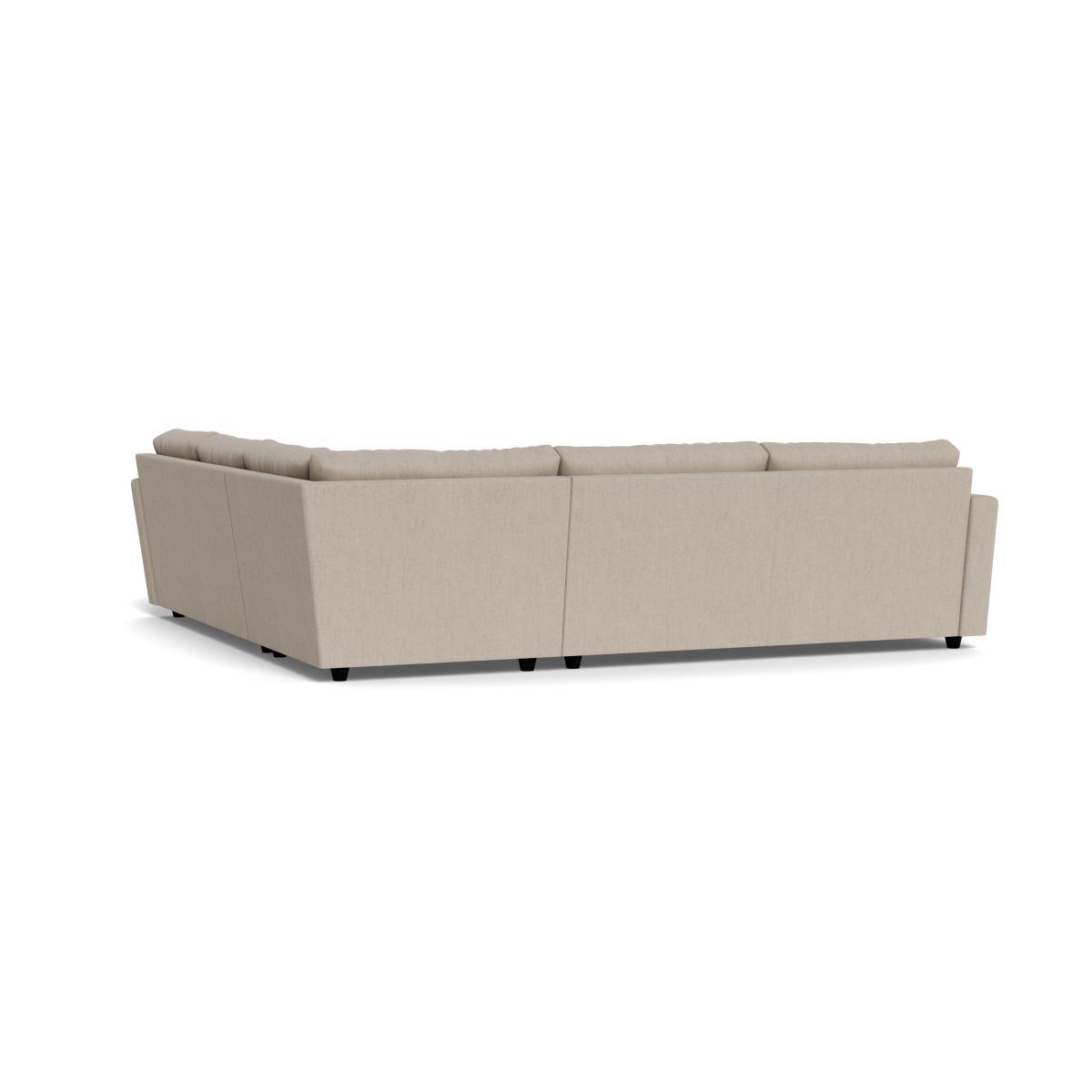 Heal's Nimbus II Large Corner Sofa Broad Weave Putty - Heal's UK Furniture – image 4