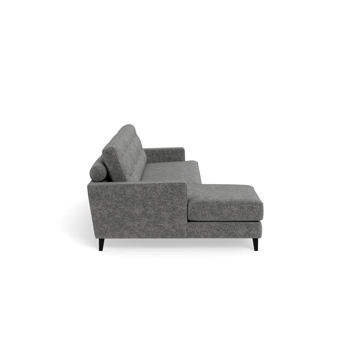 Heal's Mistral LHF Corner Sofa Melton Wool Shale Black – image 3