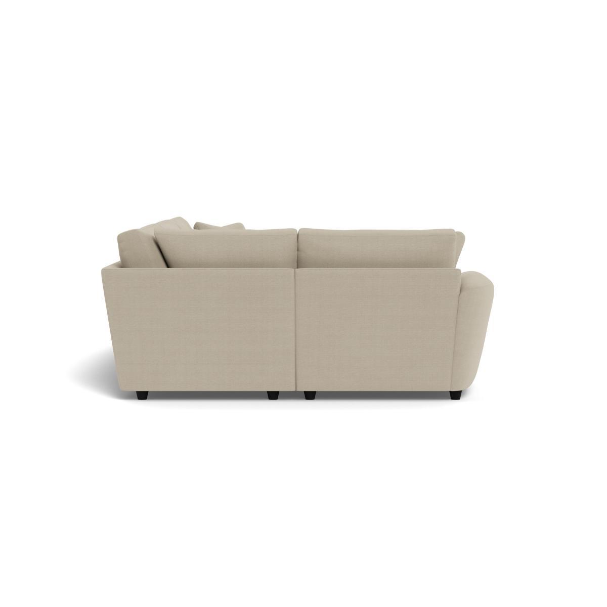 Heal's Snooze Left Hand Facing Corner Sofa Linen Hessian Black Feet - Heal's UK Furniture – image 3