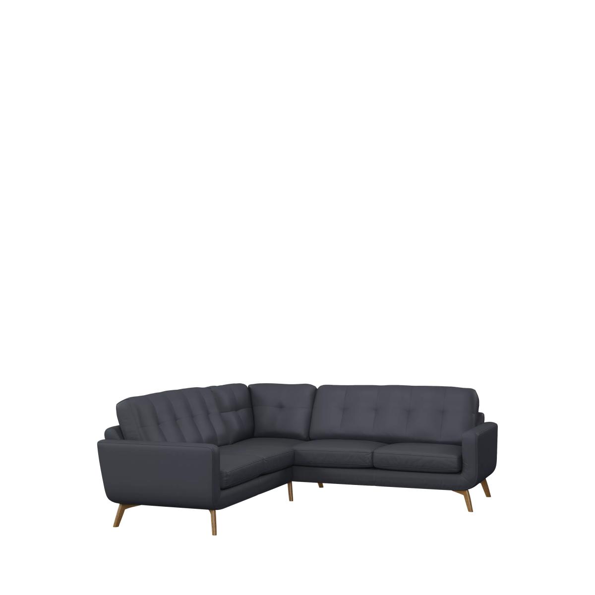 John Lewis Barbican Leather Corner Sofa, Light Leg – image 2