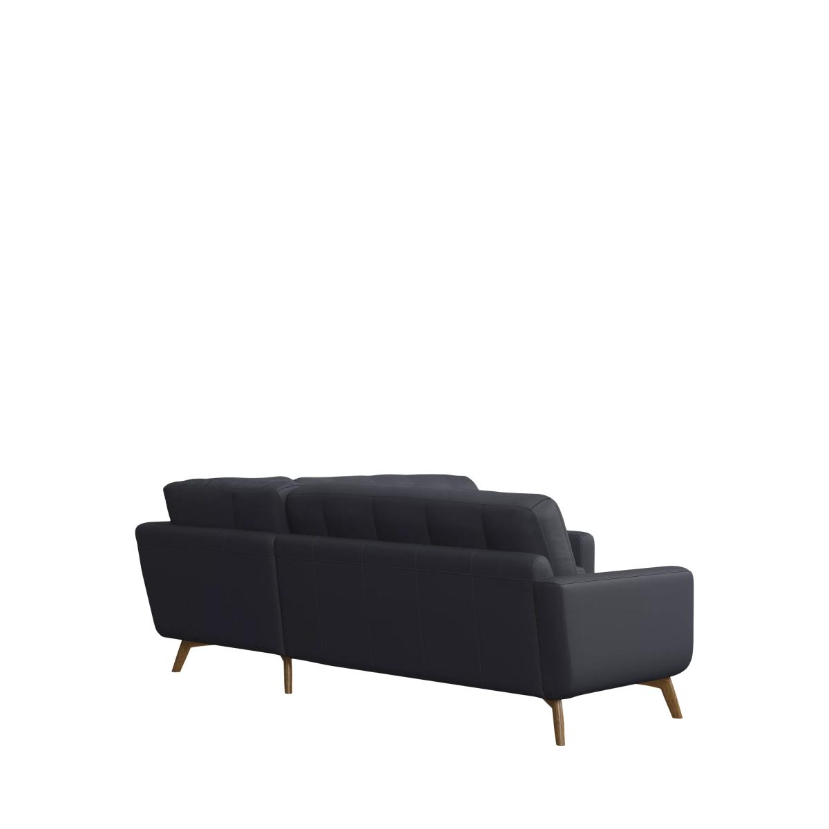 John Lewis Barbican Leather Corner Sofa, Light Leg – image 4