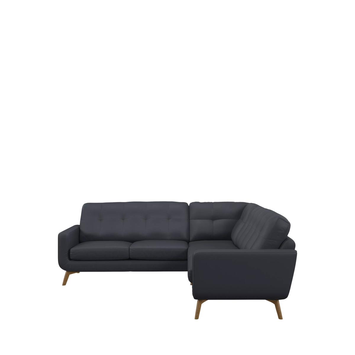 John Lewis Barbican Leather Corner Sofa, Light Leg – image 5