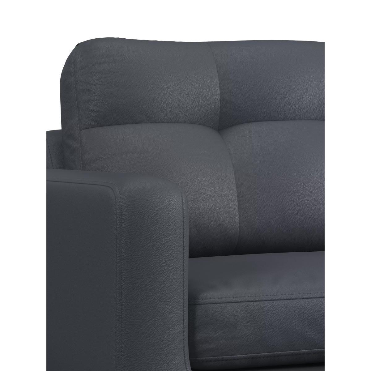 John Lewis Barbican Leather Corner Sofa, Light Leg – image 7