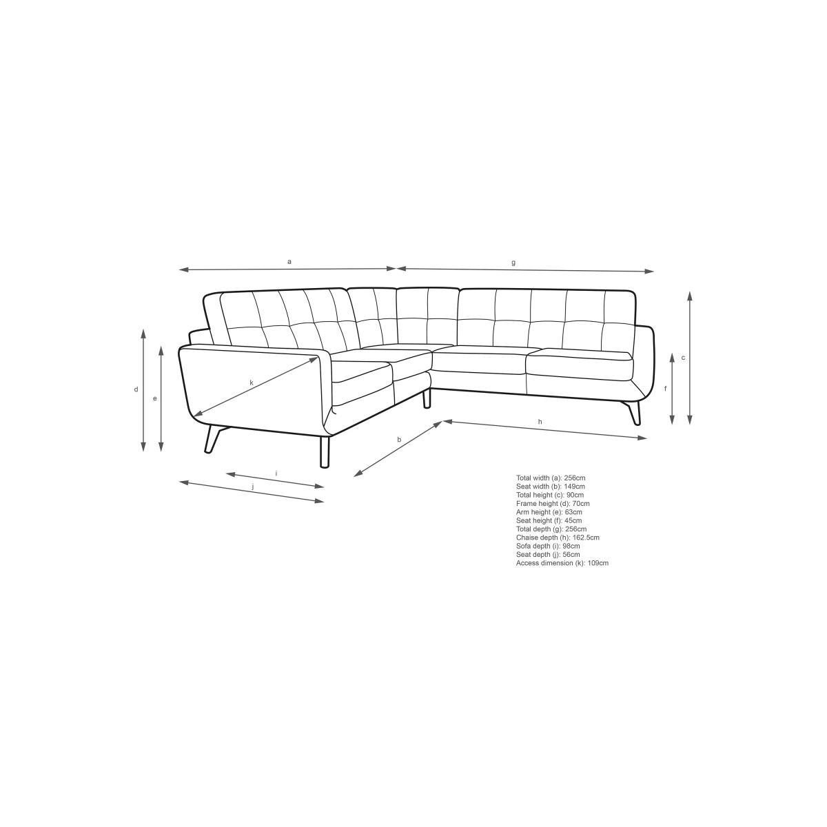 John Lewis Barbican Leather Corner Sofa, Light Leg – image 8