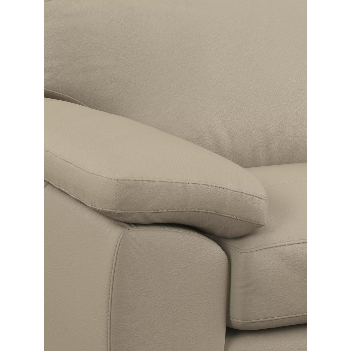John Lewis Camden RHF Chaise Corner Leather Sofa, Light Leg – image 5