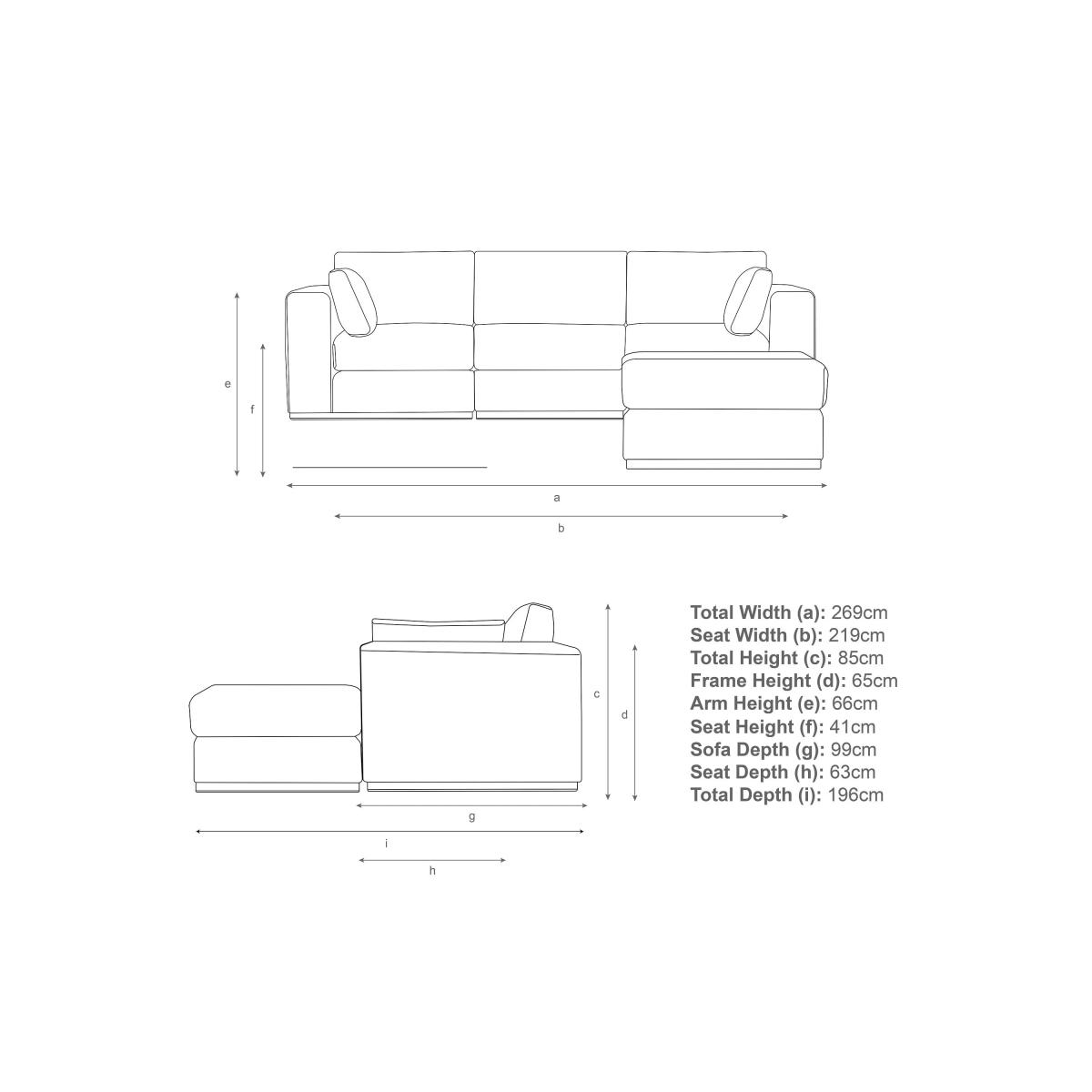 John Lewis + Swoon Rubik Grand 4 Seater RHF Chaise End Sofa, Dark Leg – image 7