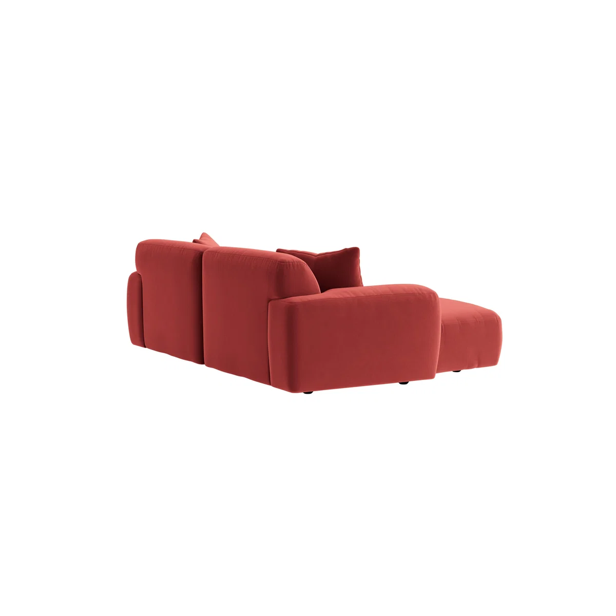 Squishblocks Modular Chaise Sofa - Medium Left Hand - Clever Velvet - Rocking Horse – image 3