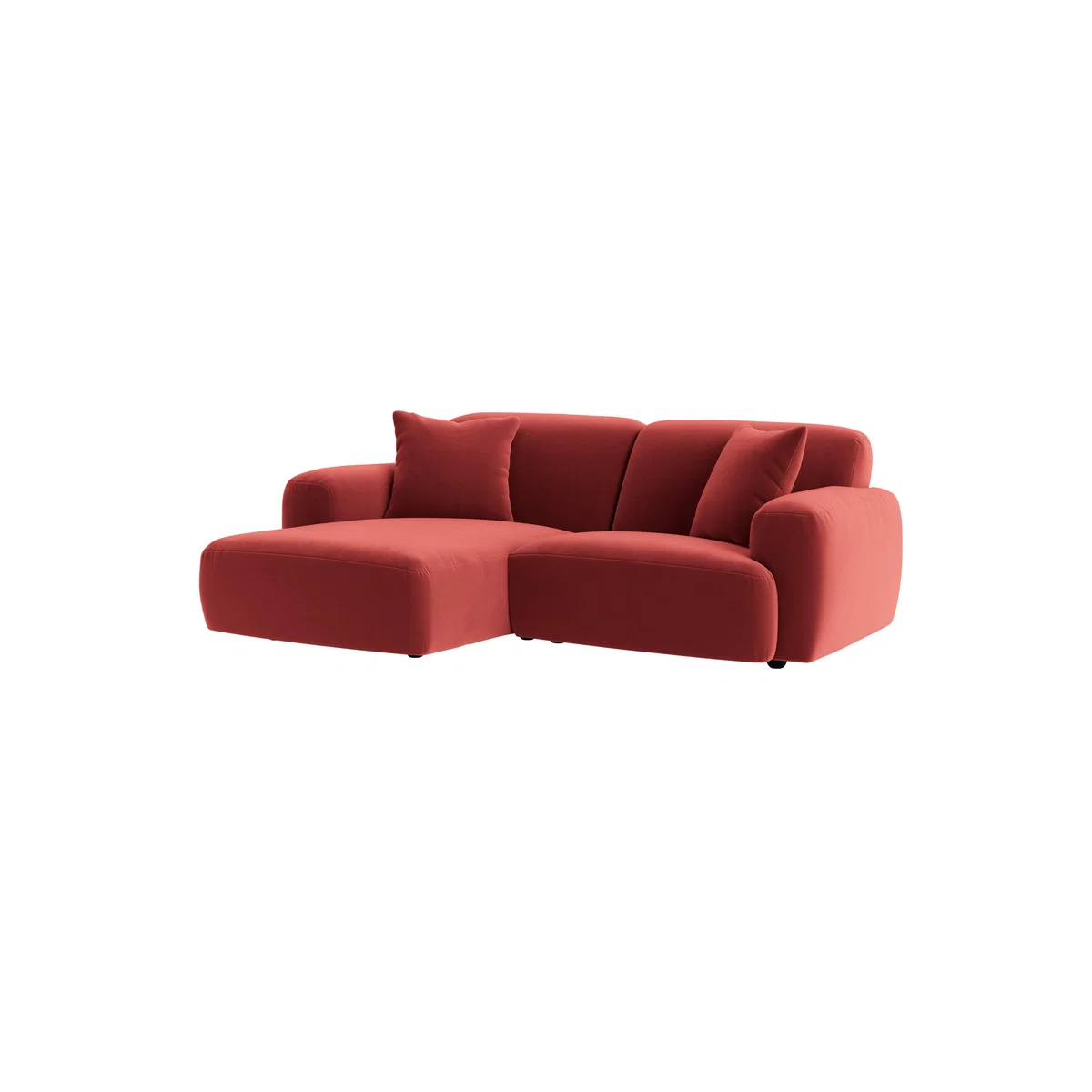 Squishblocks Modular Chaise Sofa - Medium Left Hand - Clever Velvet - Rocking Horse – image 6