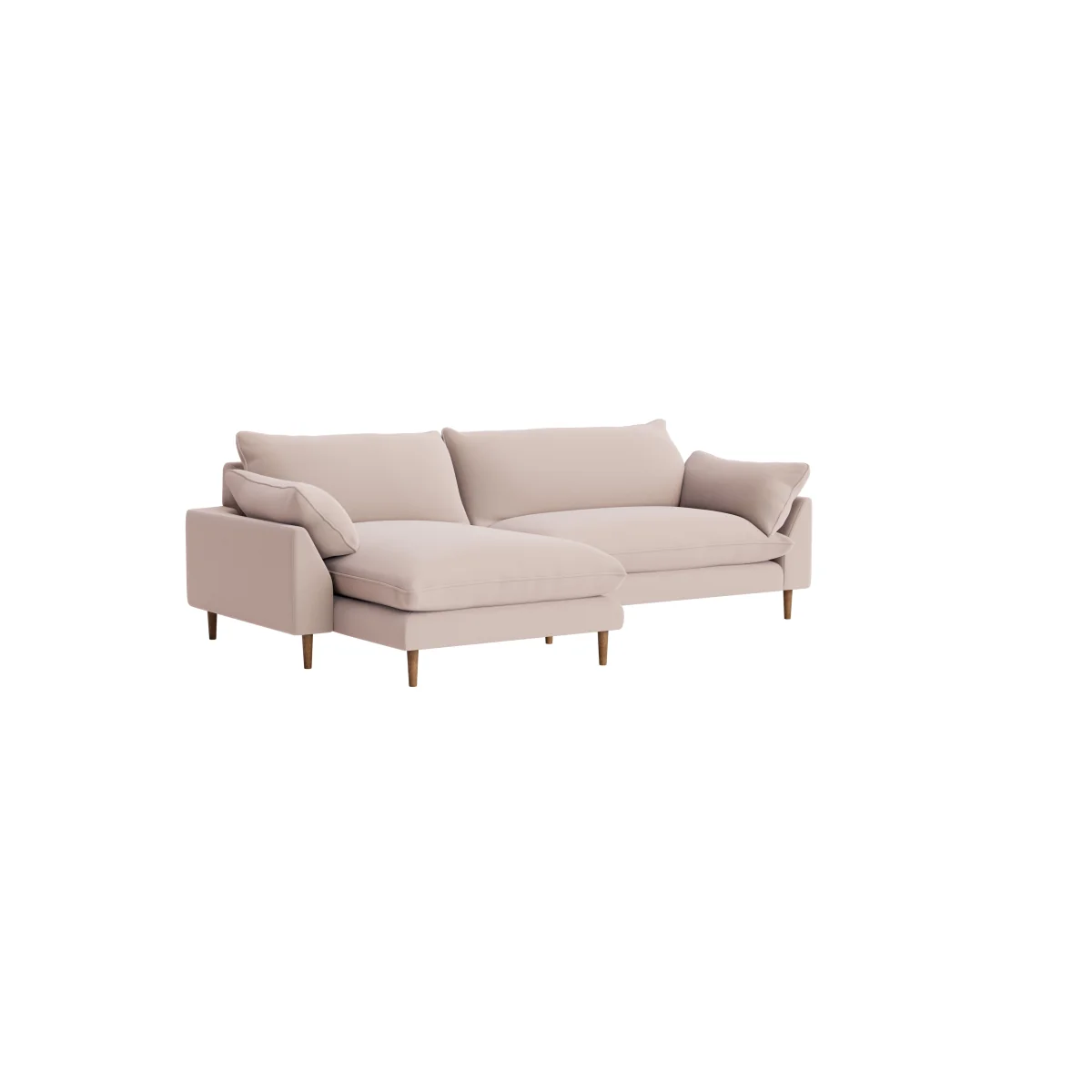 Slow Riser Chaise, Extra Large Left Hand (Ballet Slipper Clever Velvet) – image 2
