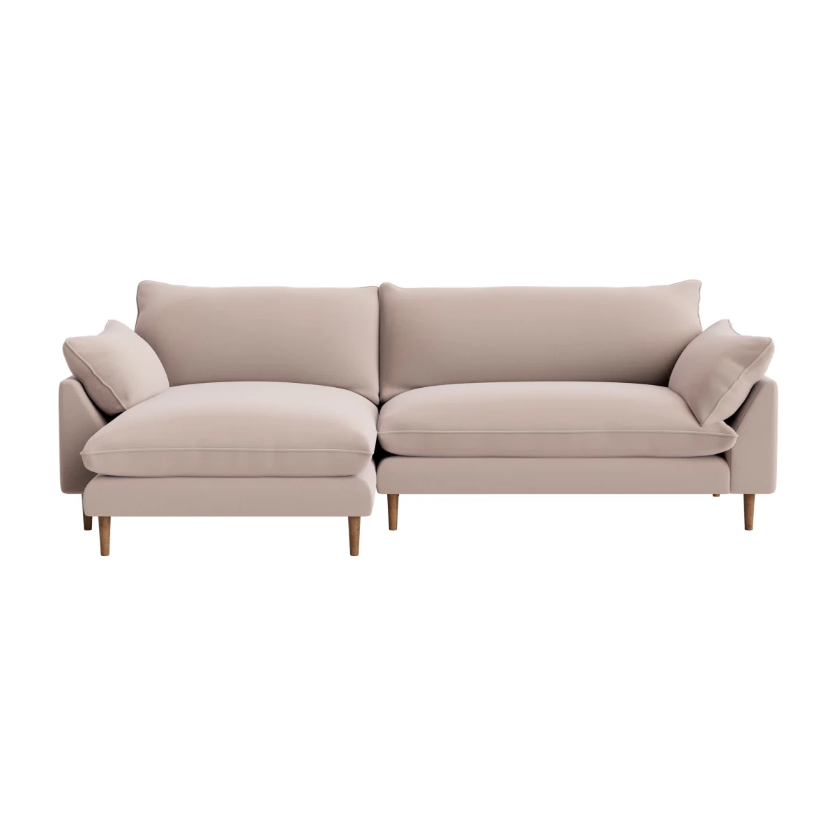 Slow Riser Chaise, Extra Large Left Hand (Ballet Slipper Clever Velvet) – image 1
