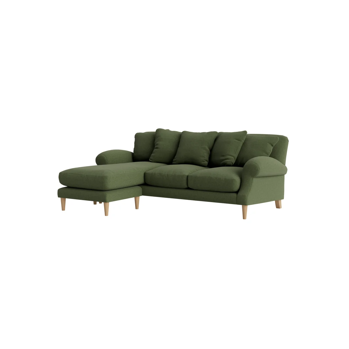 Crumpet Chaise Sofa - Large Left Hand - Clever Linen - Battered Shed – image 6