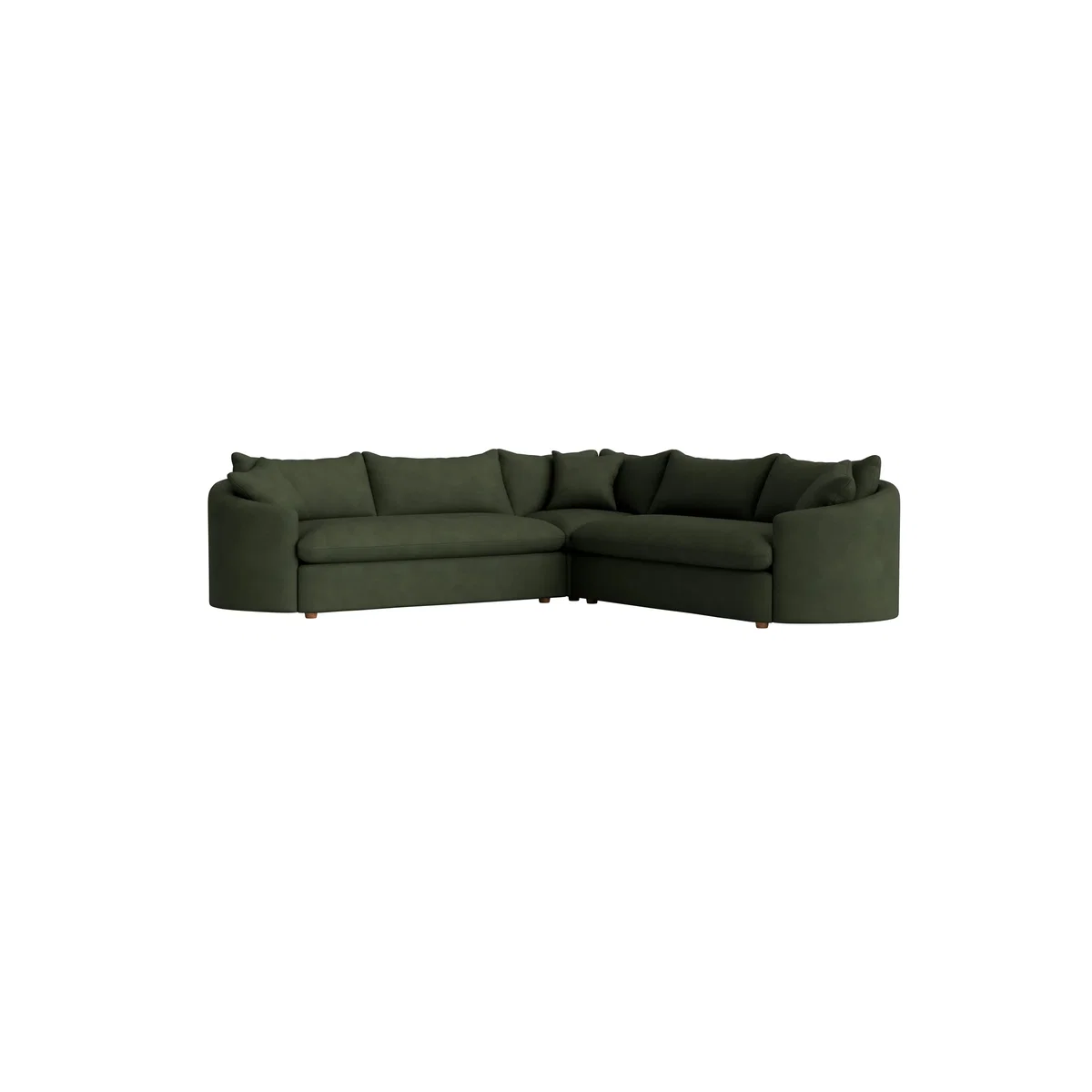 Curvella Corner Sofa, Even (Woody Walk Clever Cotton) – image 2