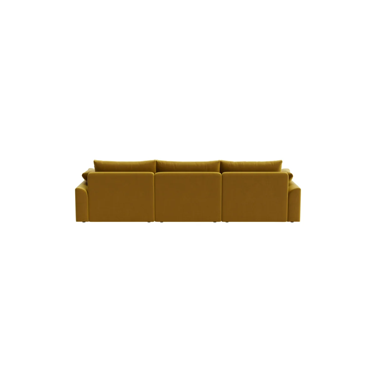 Cuddlemuffin Modular Chaise Sofa, Udoch (Honey Pot Clever Velvet) – image 4